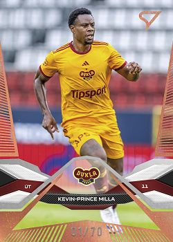 Kevin-Prince Milla Dukla Praha SportZoo Chance Liga 2025/26 1. serie Copper /70 #168