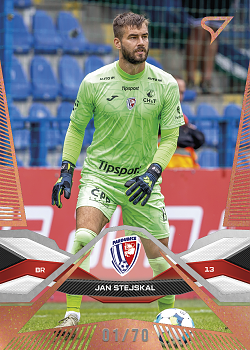 Jan Stejskal Pardubice SportZoo Chance Liga 2025/26 1. serie Copper /70 #169
