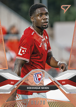 Dominique Simon Pardubice SportZoo Chance Liga 2025/26 1. serie Copper /70 #176
