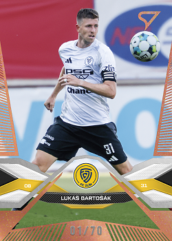 Lukas Bartosak Zlin SportZoo Chance Liga 2025/26 1. serie Copper /70 #182