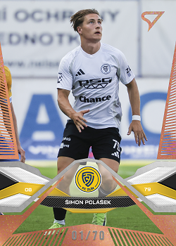 Simon Polasek Zlin SportZoo Chance Liga 2025/26 1. serie Copper /70 #186