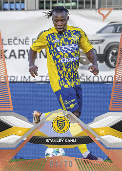 Stanley Kanu Zlin SportZoo Chance Liga 2025/26 1. serie Copper /70 #191