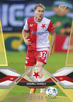 Ondrej Zmrzly Slavia Praha SportZoo Chance Liga 2025/26 1. serie Gold /25 #5