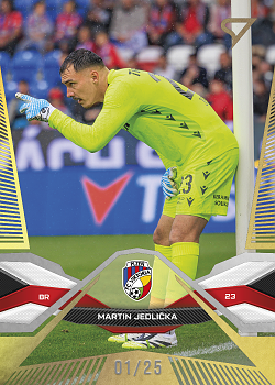 Martin Jedlicka Viktoria Plzen SportZoo Chance Liga 2025/26 1. serie Gold /25 #13