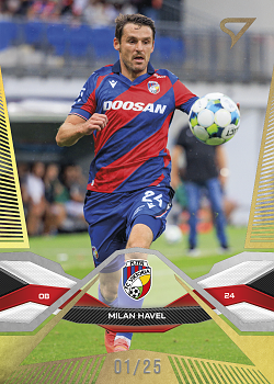 Milan Havel Viktoria Plzen SportZoo Chance Liga 2025/26 1. serie Gold /25 #16