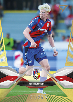 Tom Sloncik Viktoria Plzen SportZoo Chance Liga 2025/26 1. serie Gold /25 #21