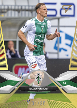 David Puskac Jablonec SportZoo Chance Liga 2025/26 1. serie Gold /25 #60