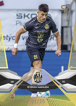 Stepan Harazim Hradec Kralove SportZoo Chance Liga 2025/26 1. serie Gold /25 #74