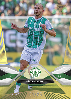 Vaclav Drchal Bohemians Praha SportZoo Chance Liga 2025/26 1. serie Gold /25 #93
