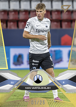 Ivan Varfolomejev Slovan Liberec SportZoo Chance Liga 2025/26 1. serie Gold /25 #106