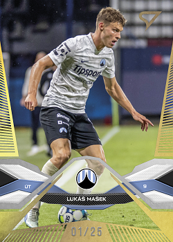 Lukas Masek Slovan Liberec SportZoo Chance Liga 2025/26 1. serie Gold /25 #108