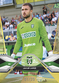 Jakub Lapes Karvina SportZoo Chance Liga 2025/26 1. serie Gold /25 #109