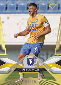 Ladislav Takacs Teplice SportZoo Chance Liga 2025/26 1. serie Gold /25 #124