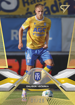 Dalibor Vecerka Teplice SportZoo Chance Liga 2025/26 1. serie Gold /25 #125