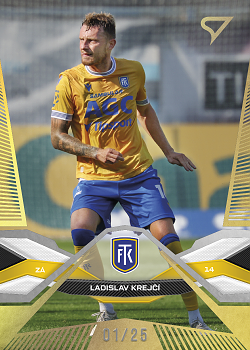 Ladislav Krejci Teplice SportZoo Chance Liga 2025/26 1. serie Gold /25 #126