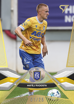 Matej Radosta Teplice SportZoo Chance Liga 2025/26 1. serie Gold /25 #127