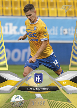 Matej Naprstek Teplice SportZoo Chance Liga 2025/26 1. serie Gold /25 #131
