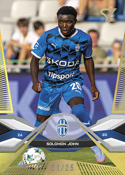 Solomon John Mlada Boleslav SportZoo Chance Liga 2025/26 1. serie Gold /25 #137
