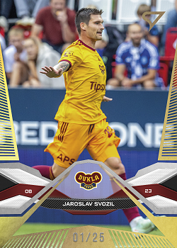 Jaroslav Svozil Dukla Praha SportZoo Chance Liga 2025/26 1. serie Gold /25 #161