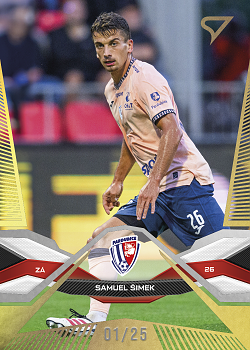Samuel Simek Pardubice SportZoo Chance Liga 2025/26 1. serie Gold /25 #175