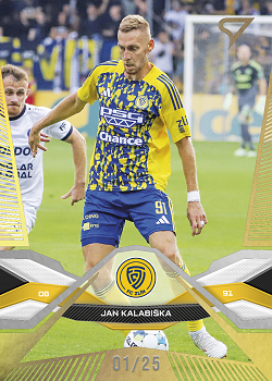 Jan Kalabiska Zlin SportZoo Chance Liga 2025/26 1. serie Gold /25 #184
