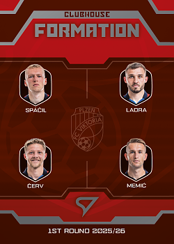 Middle Viktoria Plzen SportZoo Chance Liga 2025/26 1. serie Clubhouse #CH-11