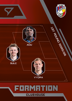 Attack Viktoria Plzen SportZoo Chance Liga 2025/26 1. serie Clubhouse #CH-12