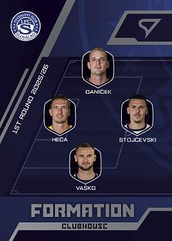 Defense Slovacko SportZoo Chance Liga 2025/26 1. serie Clubhouse #CH-76
