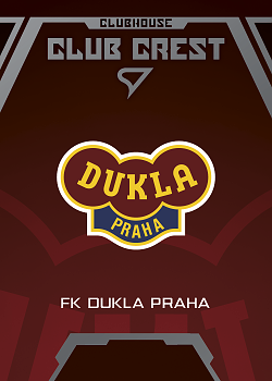 Club Crest Dukla Praha SportZoo Chance Liga 2025/26 1. serie Clubhouse #CH-80