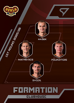 Defense Dukla Praha SportZoo Chance Liga 2025/26 1. serie Clubhouse #CH-82
