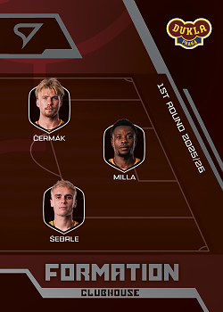 Attack Dukla Praha SportZoo Chance Liga 2025/26 1. serie Clubhouse #CH-84
