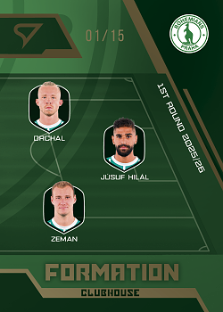 Attack Bohemians Praha SportZoo Chance Liga 2025/26 1. serie Clubhouse /15 #CH-48