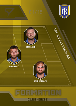 Attack Teplice SportZoo Chance Liga 2025/26 1. serie Clubhouse /15 #CH-66
