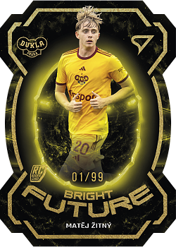 Matej Zitny Dukla Praha SportZoo Chance Liga 2025/26 1. serie Bright Future /99 #BF-7