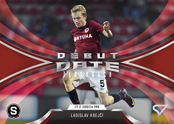Ladislav Krejci Sparta Praha SportZoo Chance Liga 2025/26 1. serie Debut Date Flashback #DF-2
