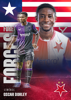 Oscar Dorley Slavia Praha SportZoo Chance Liga 2025/26 1. serie Foreign Forces #FF-02