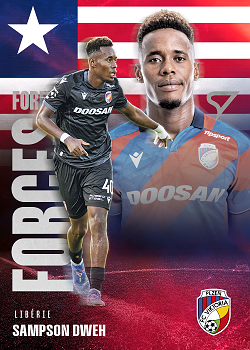 Sampson Dweh Viktoria Plzen SportZoo Chance Liga 2025/26 1. serie Foreign Forces #FF-04