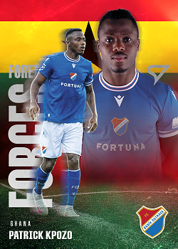 Patrick Kpozo Banik Ostrava SportZoo Chance Liga 2025/26 1. serie Foreign Forces #FF-06
