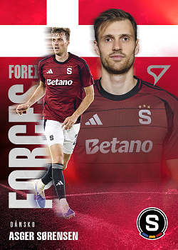 Asger Sorensen Sparta Praha SportZoo Chance Liga 2025/26 1. serie Foreign Forces #FF-09