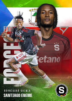 Santiago Eneme Sparta Praha SportZoo Chance Liga 2025/26 1. serie Foreign Forces #FF-10