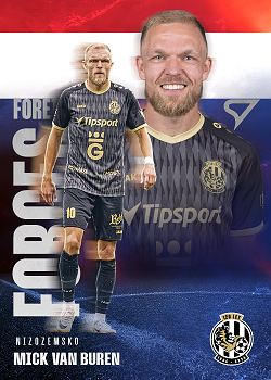 Mick Van Buren Hradec Kralove SportZoo Chance Liga 2025/26 1. serie Foreign Forces #FF-18