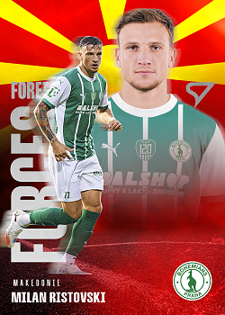Milan Ristovski Bohemians Praha SportZoo Chance Liga 2025/26 1. serie Foreign Forces #FF-20