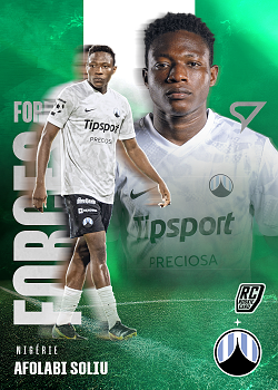 Afolabi Soliu Slovan Liberec SportZoo Chance Liga 2025/26 1. serie Foreign Forces #FF-22