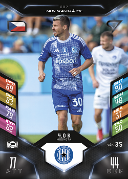Jan Navratil Sigma Olomouc SportZoo Chance Liga 2025/26 TCG Duel #87