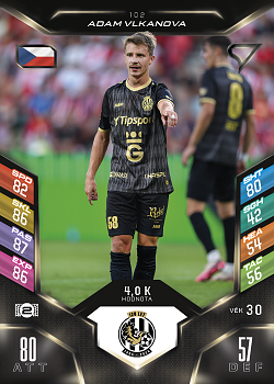 Adam Vlkanova Hradec Kralove SportZoo Chance Liga 2025/26 TCG Duel #102