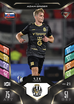 Adam Griger Hradec Kralove SportZoo Chance Liga 2025/26 TCG Duel #103