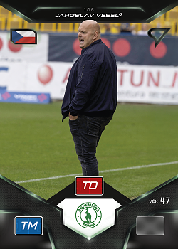Jaroslav Vesely Bohemians Praha SportZoo Chance Liga 2025/26 TCG Duel #106
