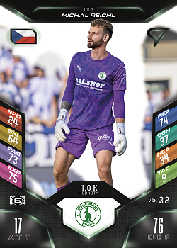 Michal Reichl Bohemians Praha SportZoo Chance Liga 2025/26 TCG Duel #107