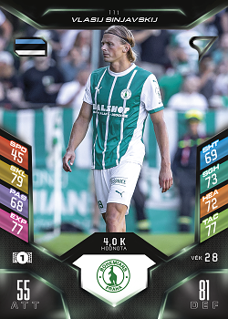 Vlasij Sinjavskij Bohemians Praha SportZoo Chance Liga 2025/26 TCG Duel #111