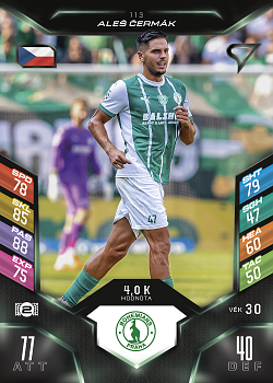 Ales Cermak Bohemians Praha SportZoo Chance Liga 2025/26 TCG Duel #113